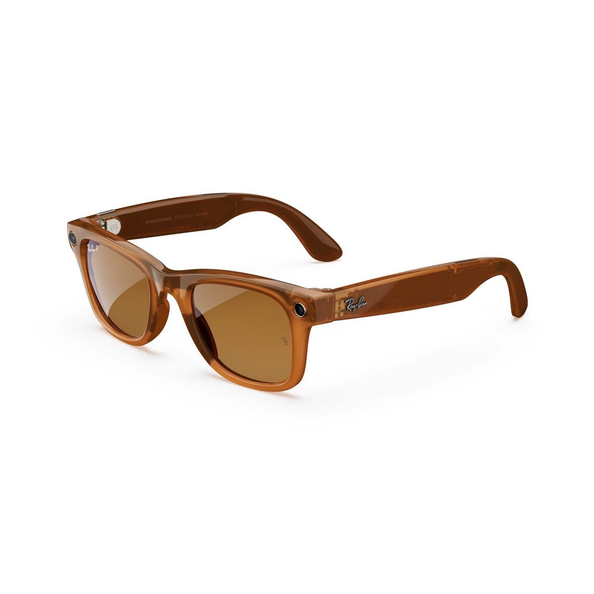Rayban Meta Wayfarer Shiny Caramel